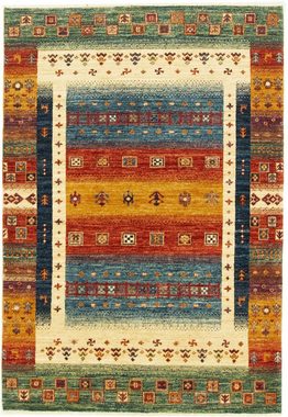 Wollteppich Afshar Sirjan Teppich handgeknüpft mehrfarbig, morgenland, rechteckig, Höhe: 8 mm, handgeknüpft