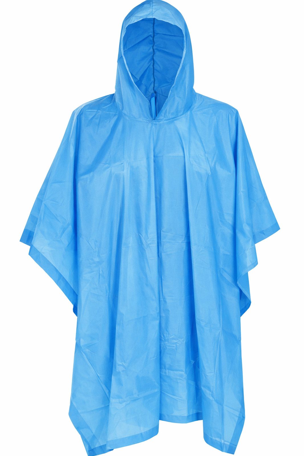 Regenponcho Regenmantel Regenumhang Regencape 124x100cm Blau 2er Set