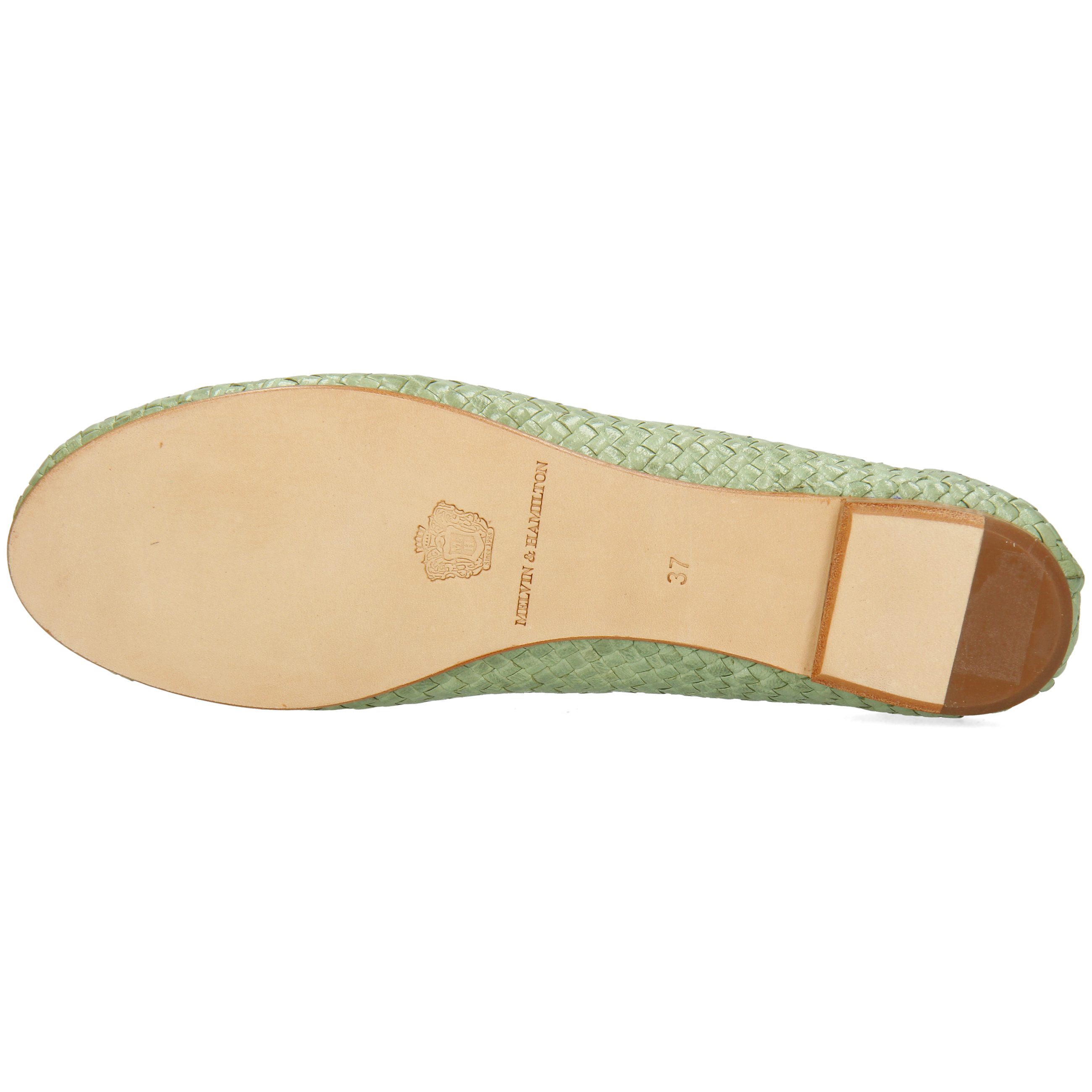 Kate Melvin Hamilton 5 Flex Jade Woven Ballerina &