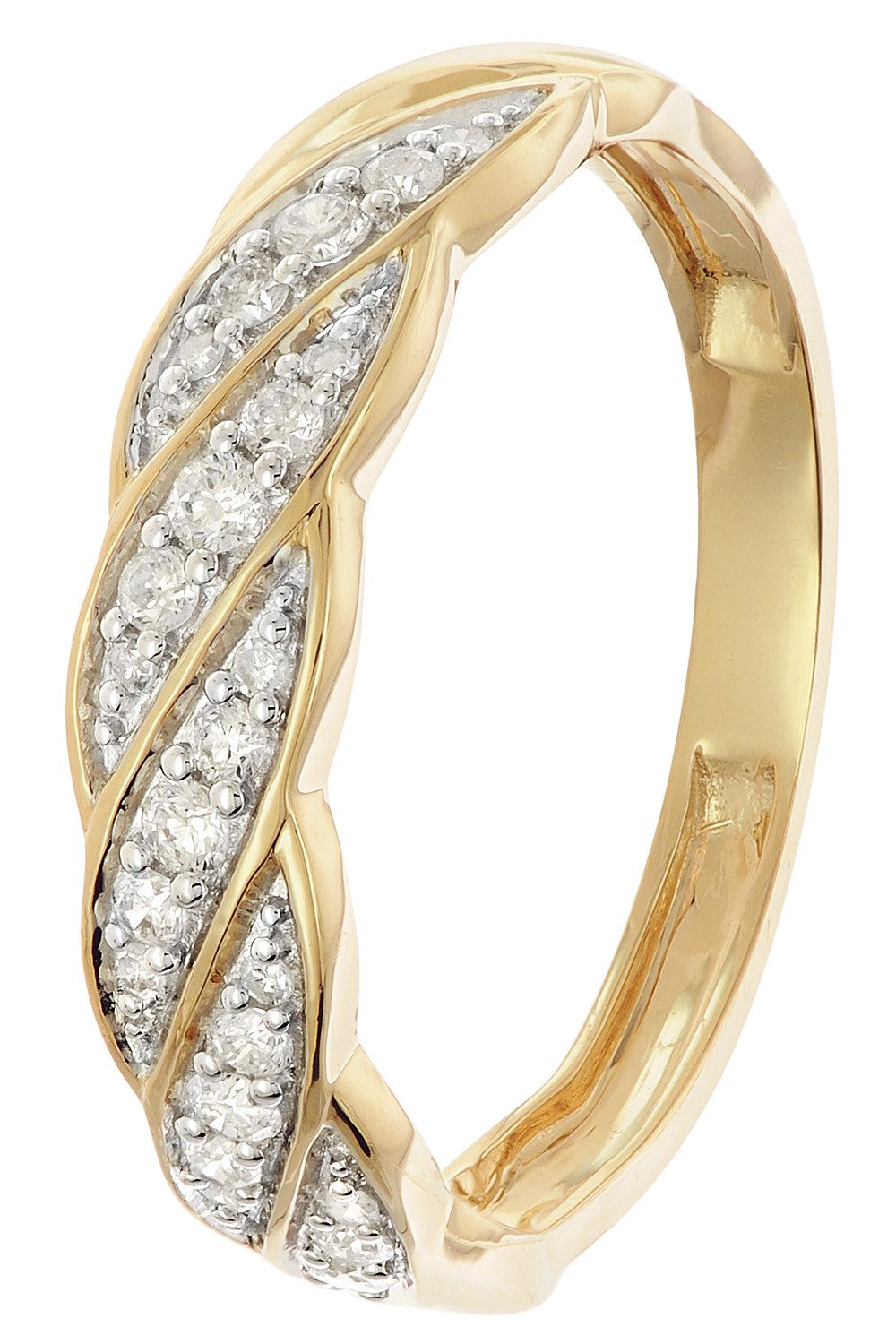 Glizz Goldring Diamantring für Gold 333/8K günstig online kaufen