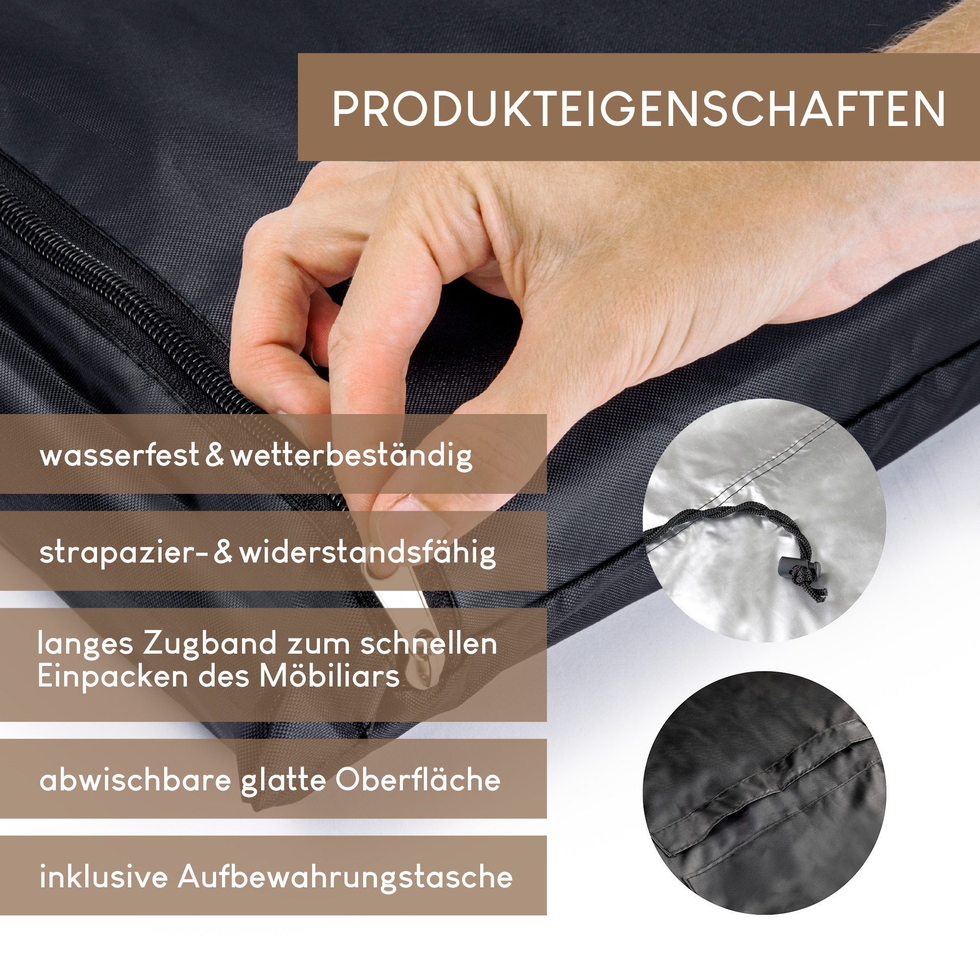 Smart-Planet Sonneninsel Wasserfeste Schutzhülle Sonneninsel Abdeckplane Ø günstig online kaufen