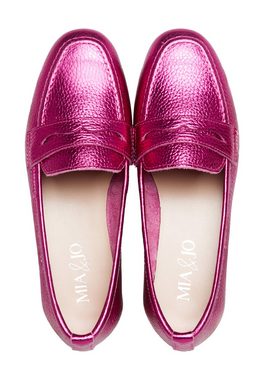 mia&jo Loafer In Metallic-optik Loafer