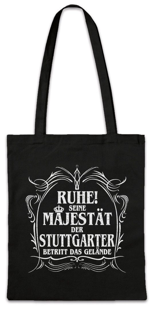 Beuteltasche Seine Majestät Der Stuttgarter Stofftasche Stuttgart Schwaben Stadt