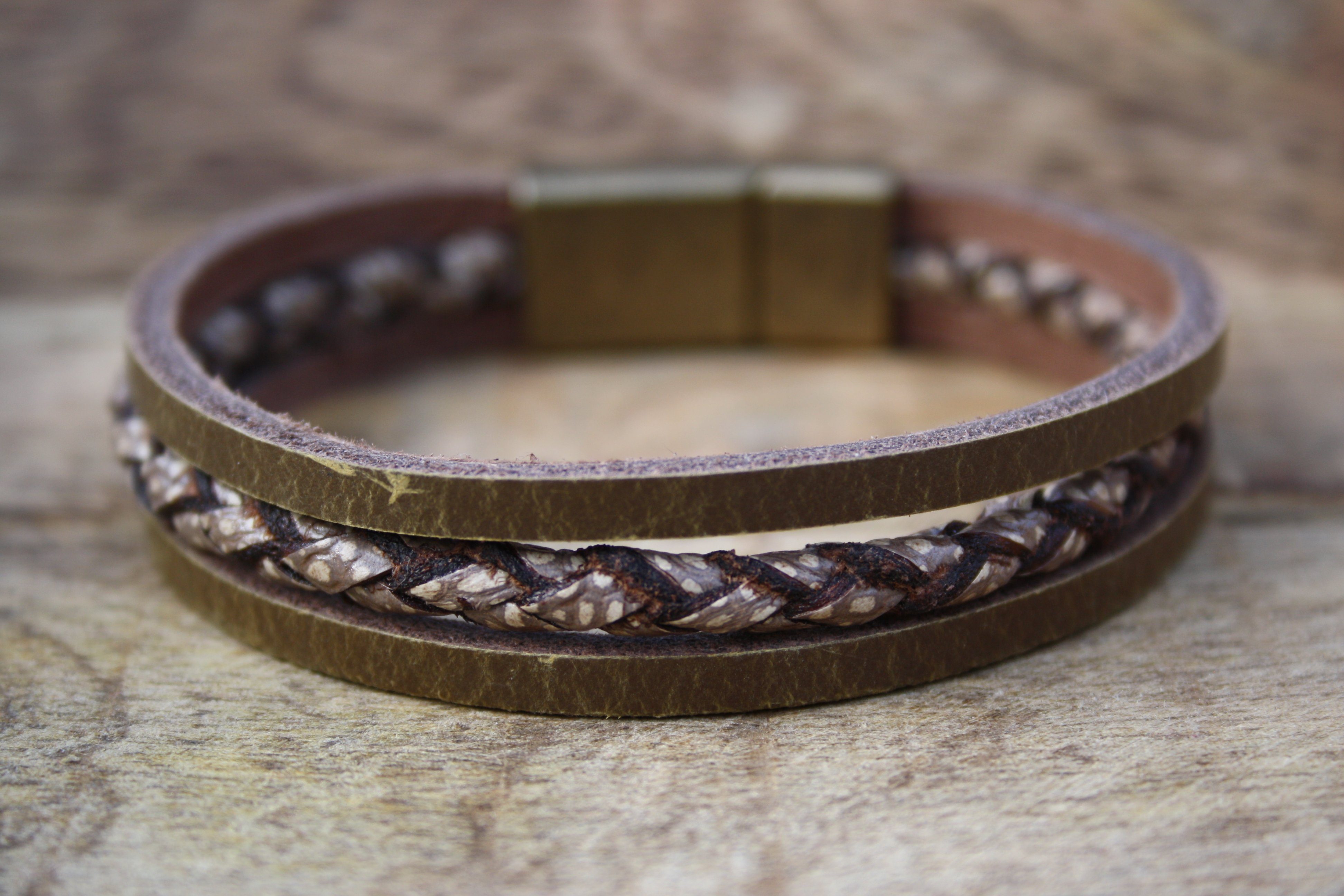 Lederarmband Herren Leder Armband