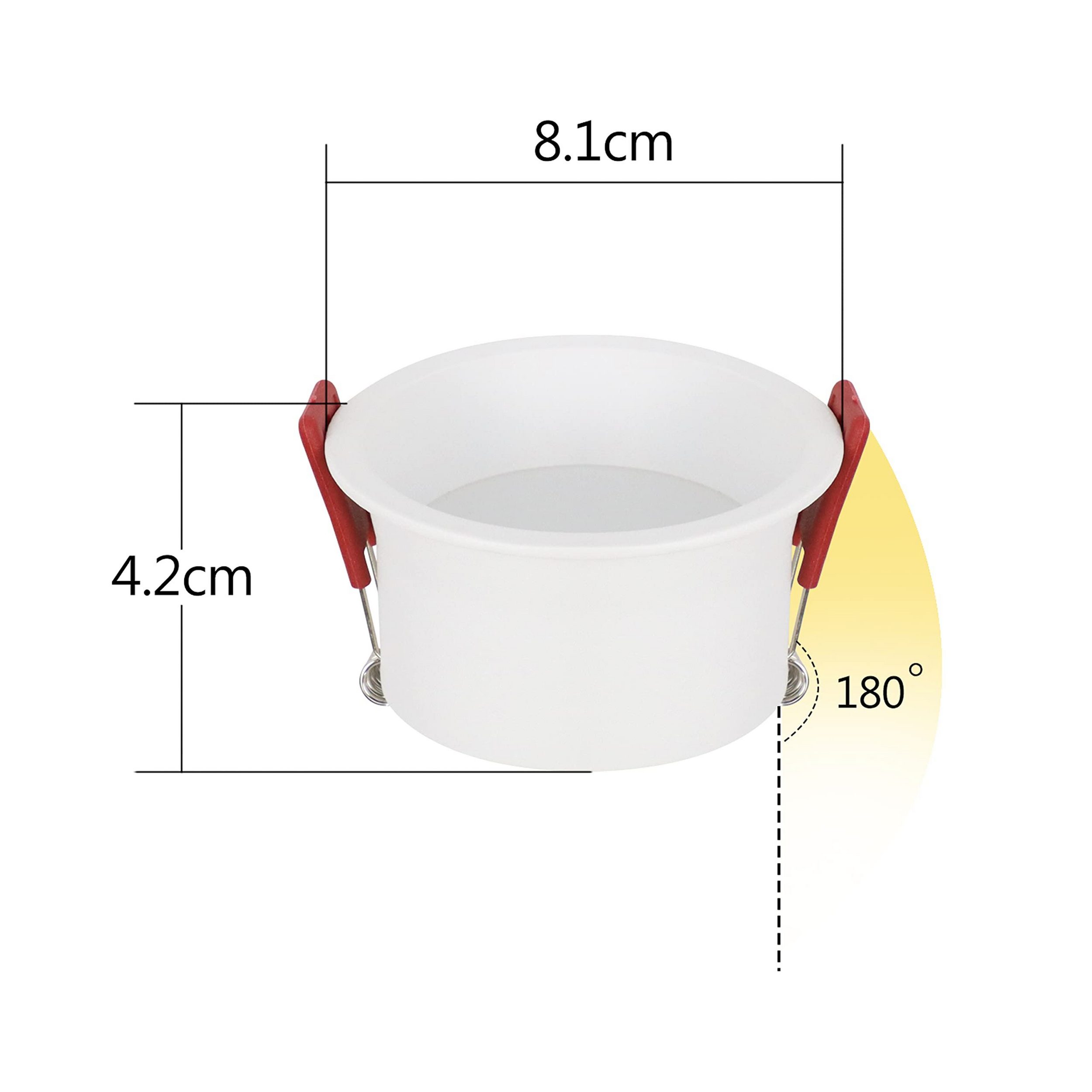 5er Set Led Einbaustrahler Ip44 Neutralweiß Für Feuchträume_voghion.com