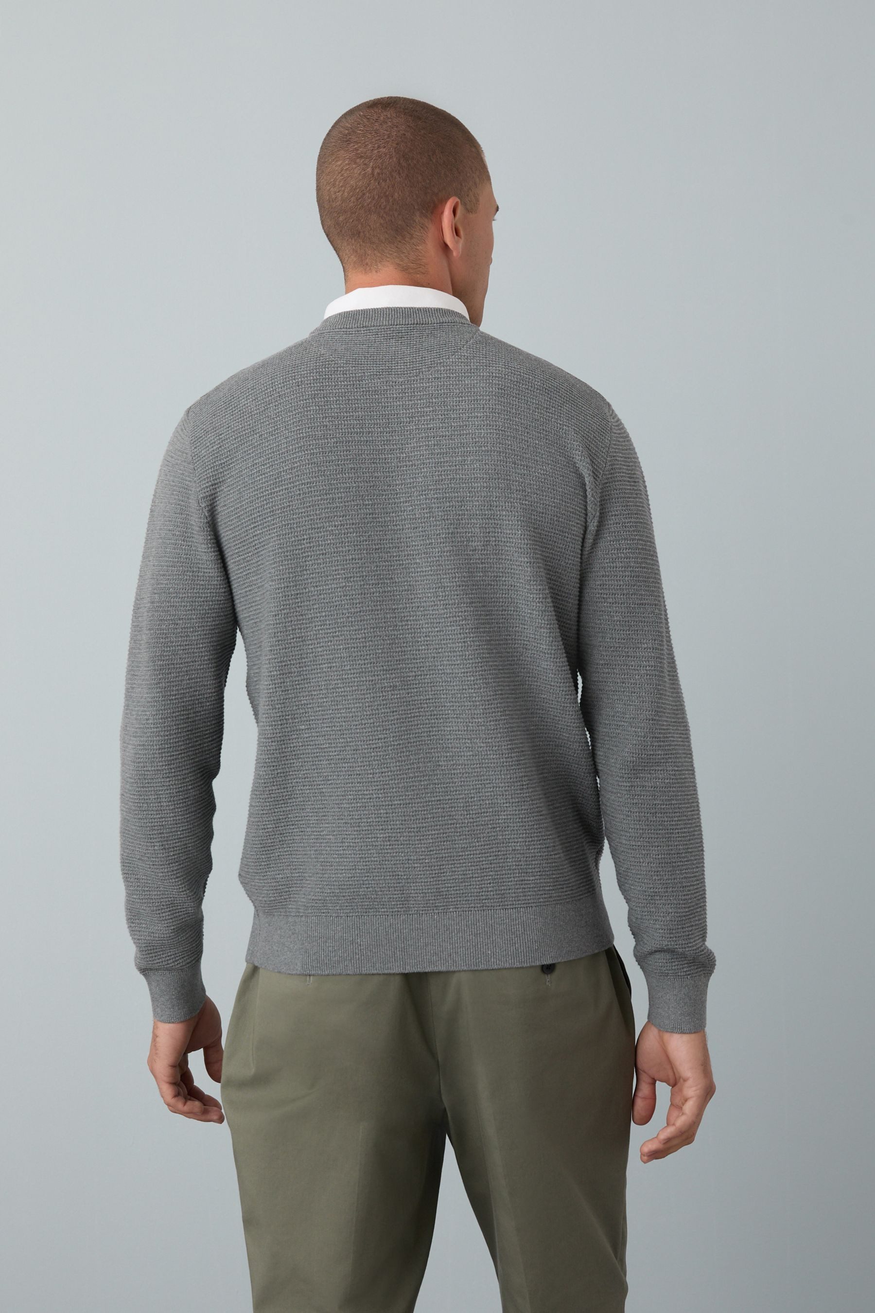 Next 2-in-1-Pullover Regular Fit Pullover mit Oxford-Hemdkragen (1-tlg) günstig online kaufen