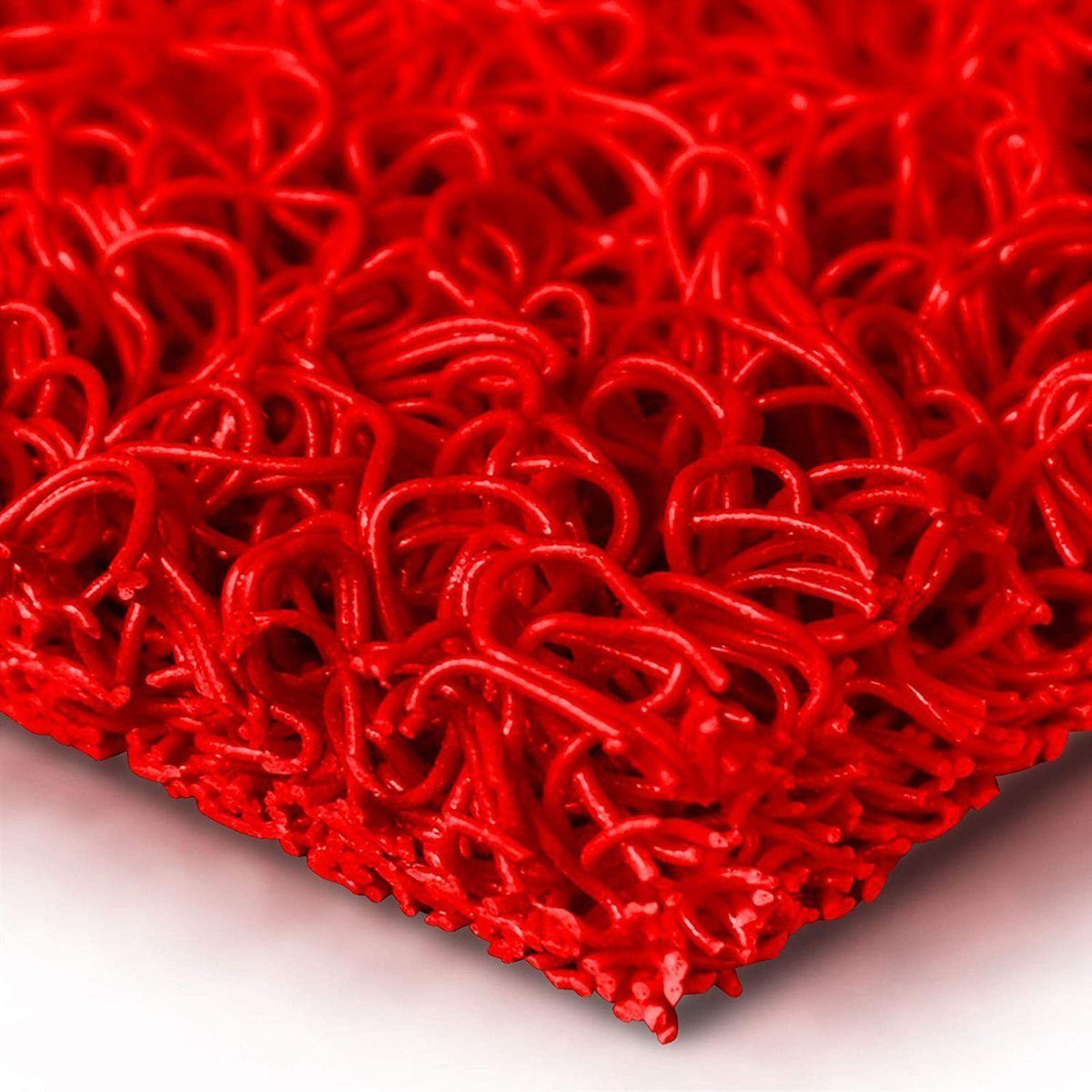 Matte in Schlingenmatte Fußmatte Höhe: vielen Rot, Sauberlaufmatte, mm Rechteckig, 16 etm, Größen,