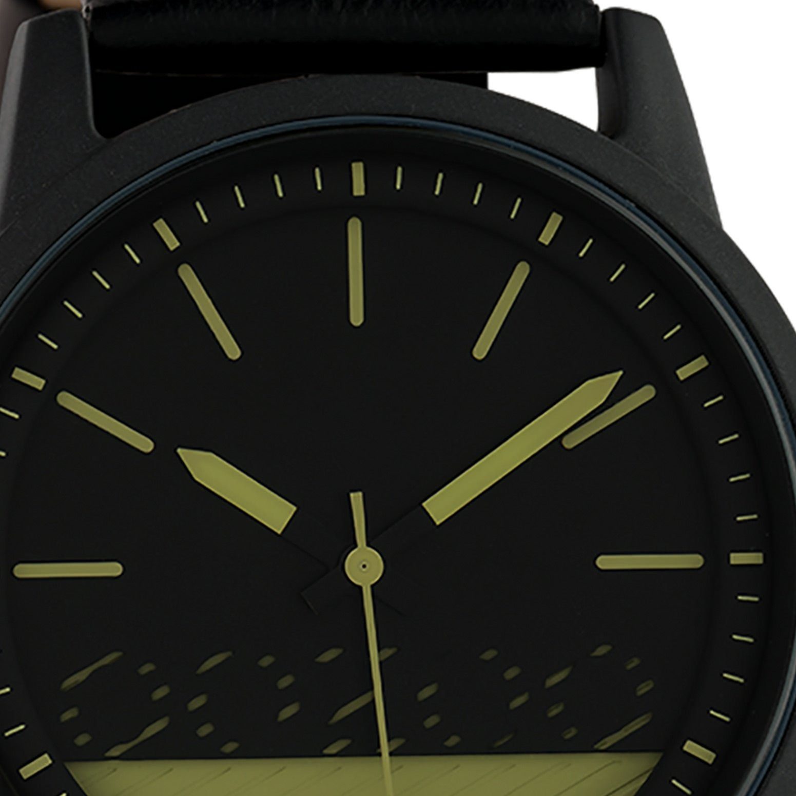 Armbanduhr 45mm), Timepieces, OOZOO rund, Lederarmband Oozoo Damenuhr schwarz, groß OOZOO Quarzuhr Damen (ca. Fashion