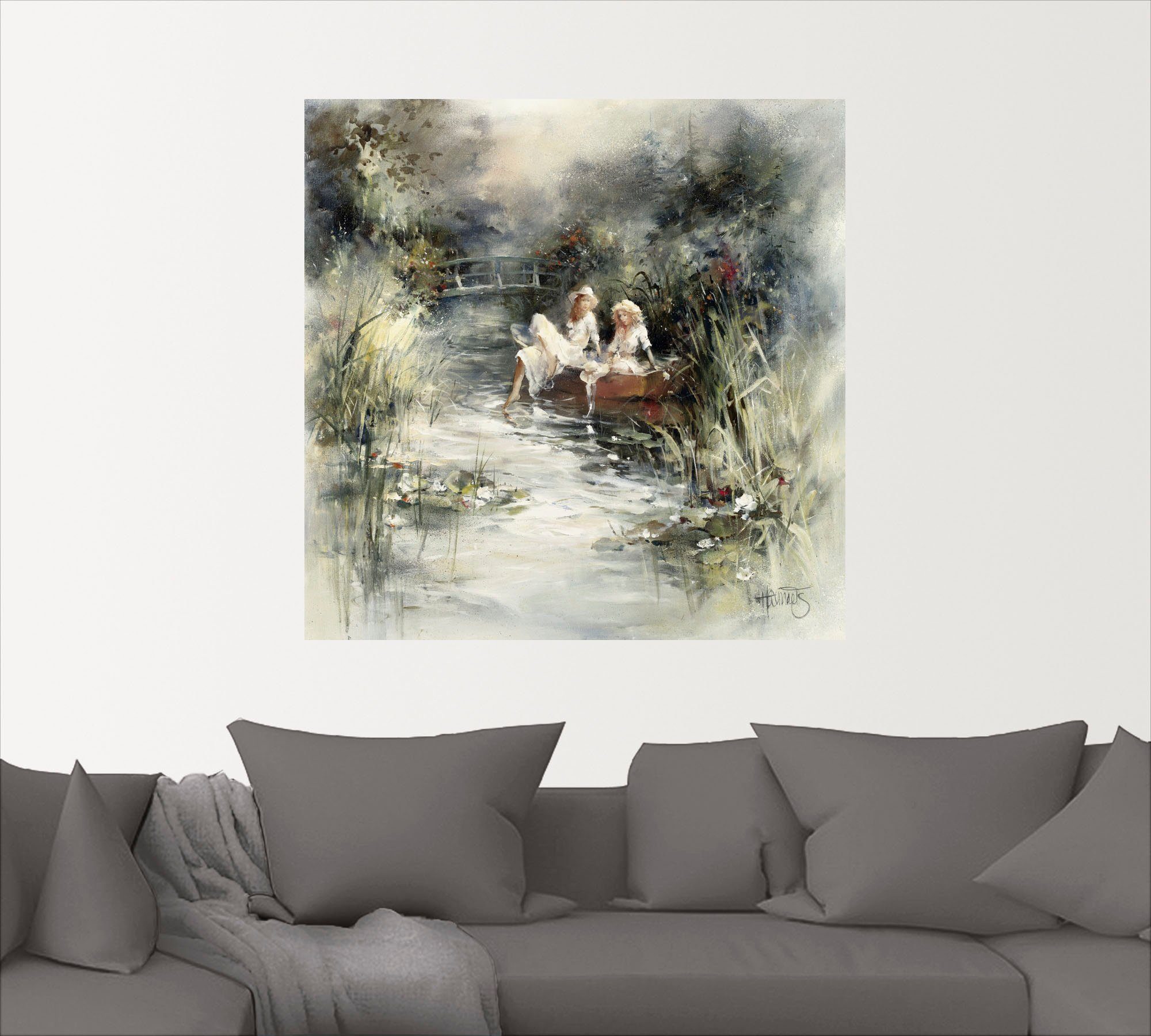 Artland Wandbild Frühlingsschein, Frau (1 St), günstig online kaufen
