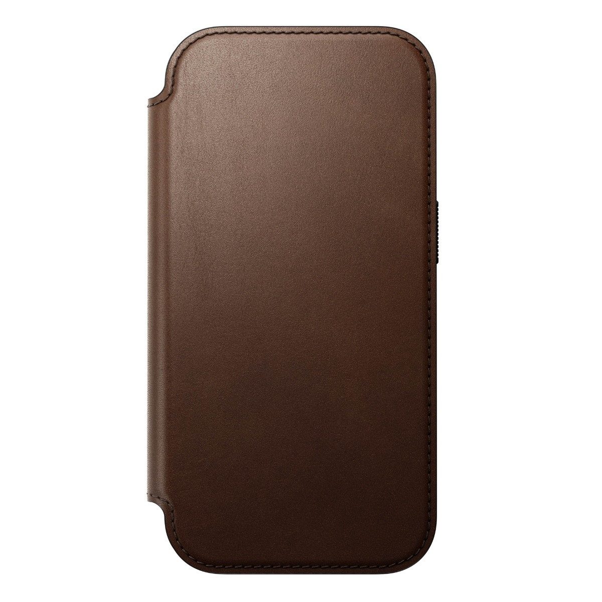 Nomad Smartphone-Hülle Modern Leather Folio, für iPhone 17 Pro, Braun