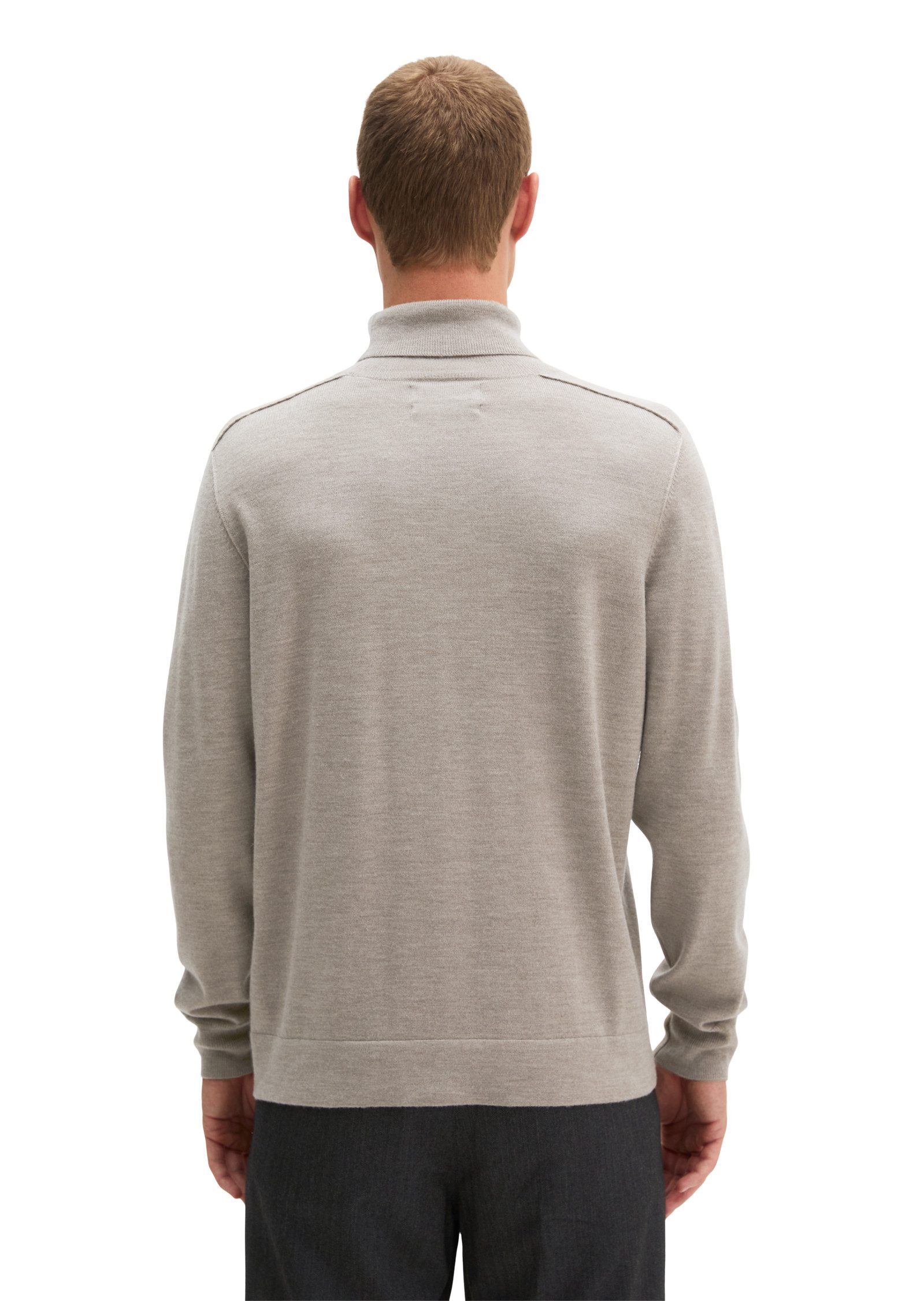 Marc O'Polo Rollkragenpullover aus weicher Merinowolle – Bild 3 von 5