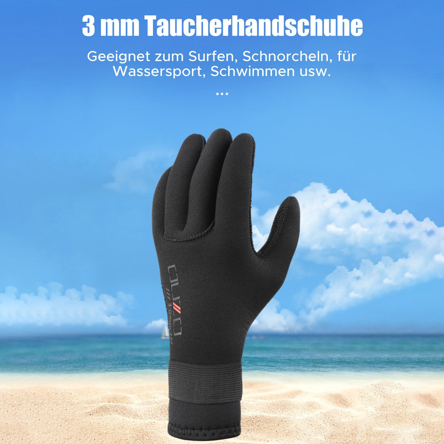Refttenw Neoprenhandschuhe 3mm Neoprenhandschuhe,Wärmender Tauchhandschuhe, günstig online kaufen