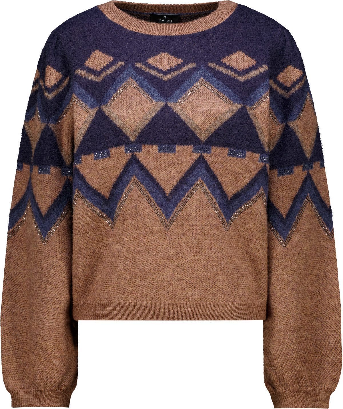 Monari Norwegerpullover Regular fit mit Norwegermuster, Norwegerpulli ...