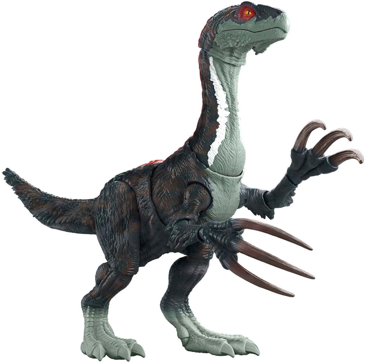 Therizinosaurus, Sound Mattel® Slashin' mit World, Spielfigur Jurassic Soundeffekten
