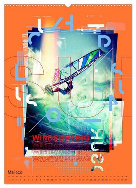 CALVENDO Wandkalender Sport Momente (Premium, hochwertiger DIN A2 Wandkalender 2023, Kunstdruck in Hochglanz)