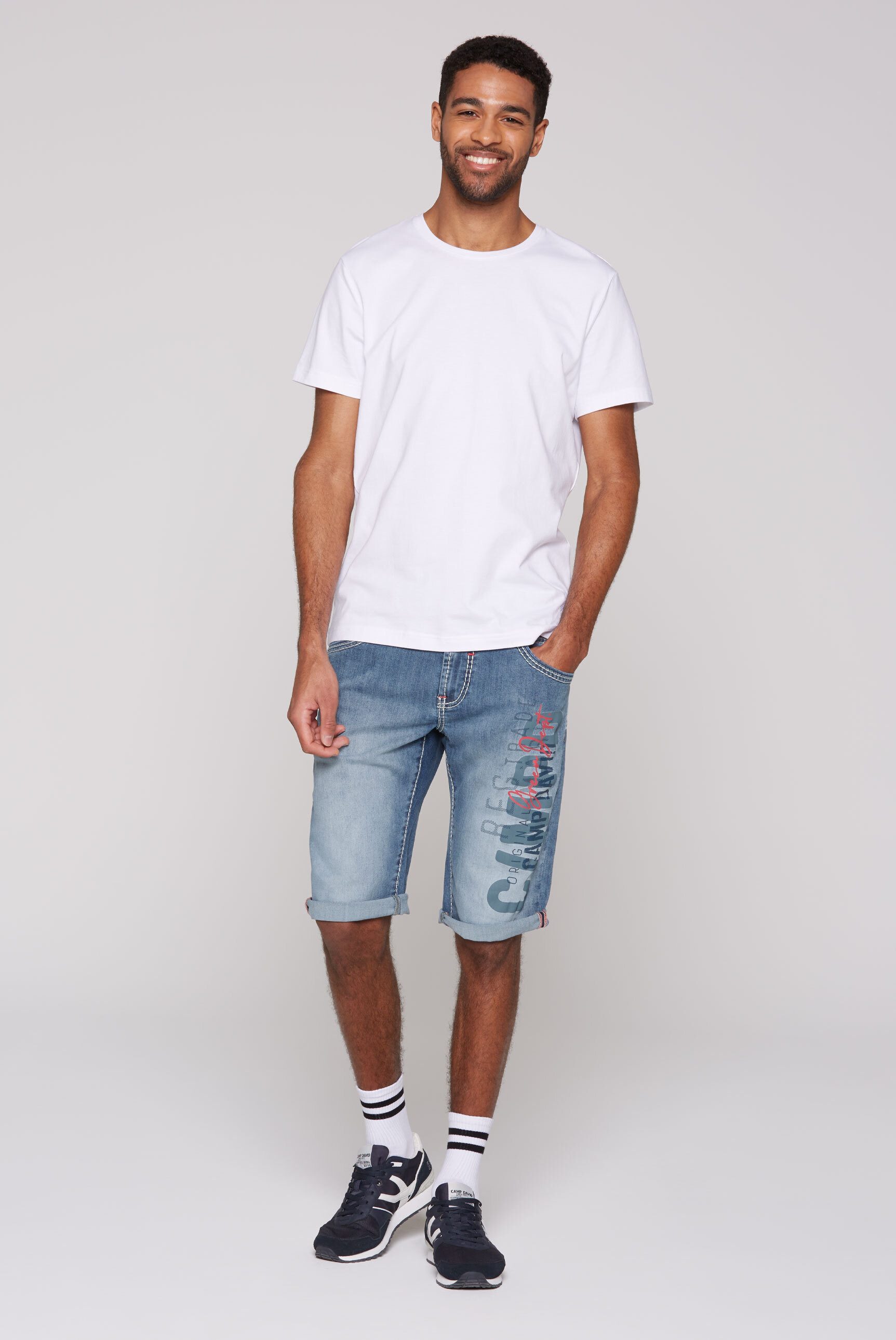 CAMP DAVID Jeansshorts mit Turn-Up Saum