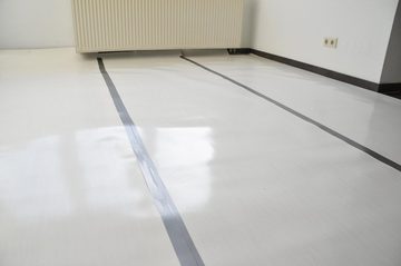 Scorprotect® Malervlies Abdeckpappe weiß 1 x 55 m beidseitig PE Folie beschichtet 200-220 g/m²