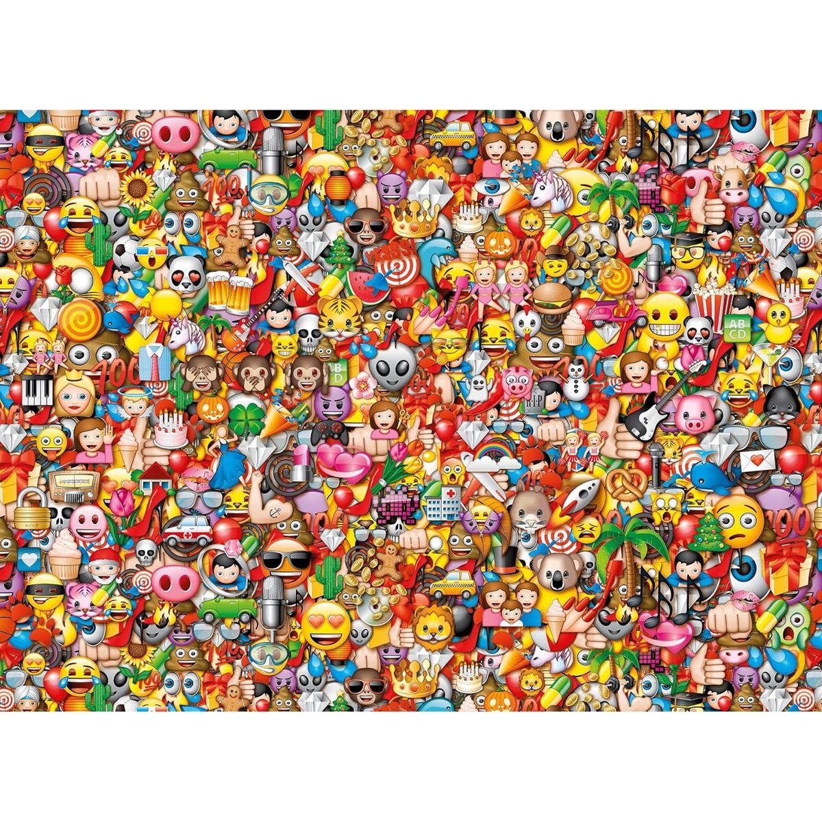Clementoni® Puzzle Clementoni 39388 - Emoji - Impossible Puzzle!, 1000 Teil günstig online kaufen