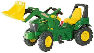 rolly toys® Tretfahrzeug John Deere 7930, Kindertraktor mit Lader und Luftbereifung