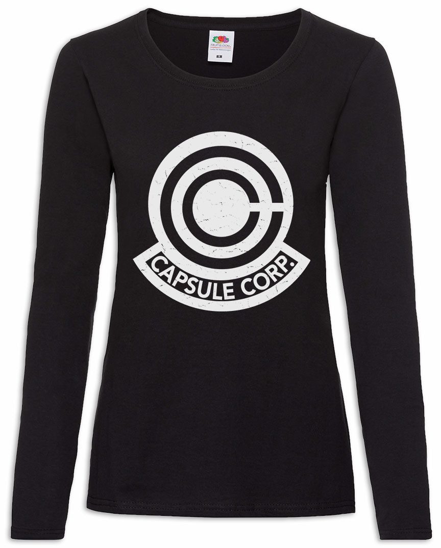Langarmshirt Capsule Corp A Damen Langarmshirt Super Saiya Gym Son Dragon Goku Ball