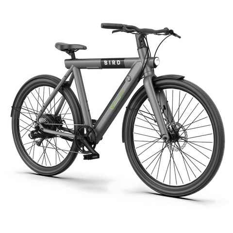 SachsenRAD E-Bike xBird Urban City-Bike C6M Connect, 7 Gang Shimano 7SP TOURNEY TY300, Kettenschaltung, 348 Wh Batterie, Integriertes Licht und Display, Kenda® Kwick K Shield+ Reifen