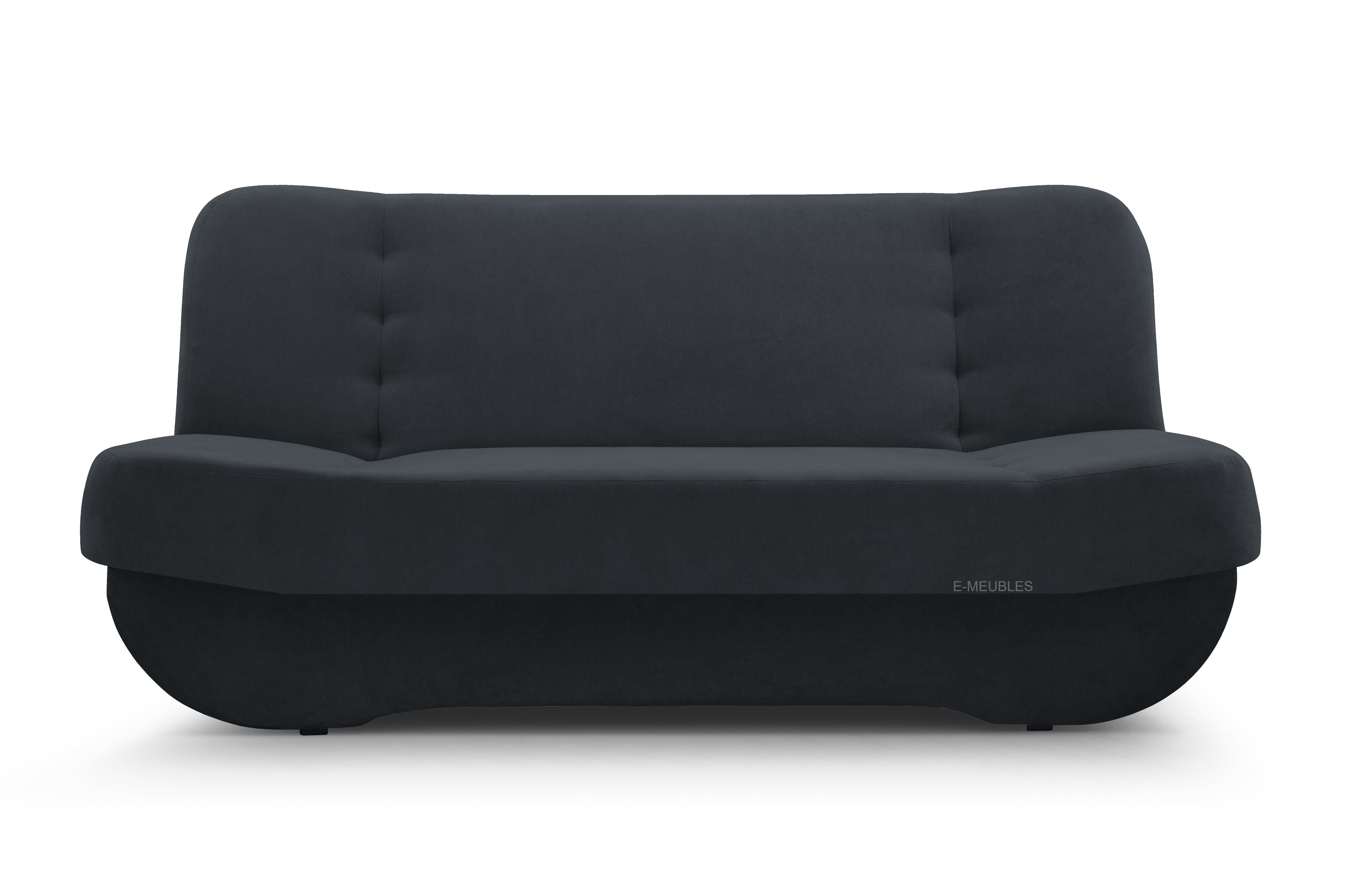 MOEBLO Schlafsofa Pafos, Sofa Kippsofa Klappsofa Click-Clack, Couch Polstermöbel Sitzmöbel Wohnzimmermöbel 2-Sitzer-Sofa Stoffsofa, mit Relaxfunktion