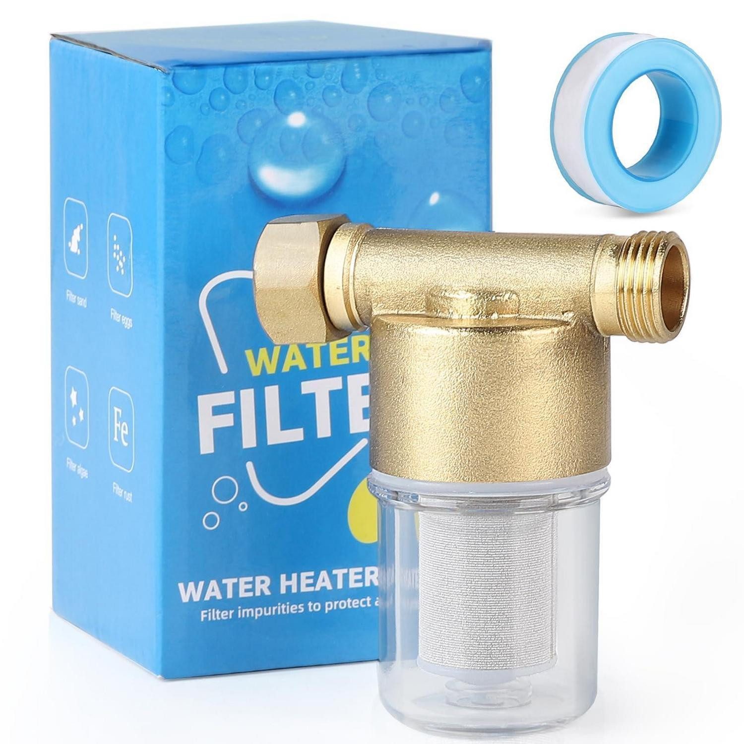 LuxusKollektion Wasserfilter Hauswasserfilter 40 µm 1/2 Zoll