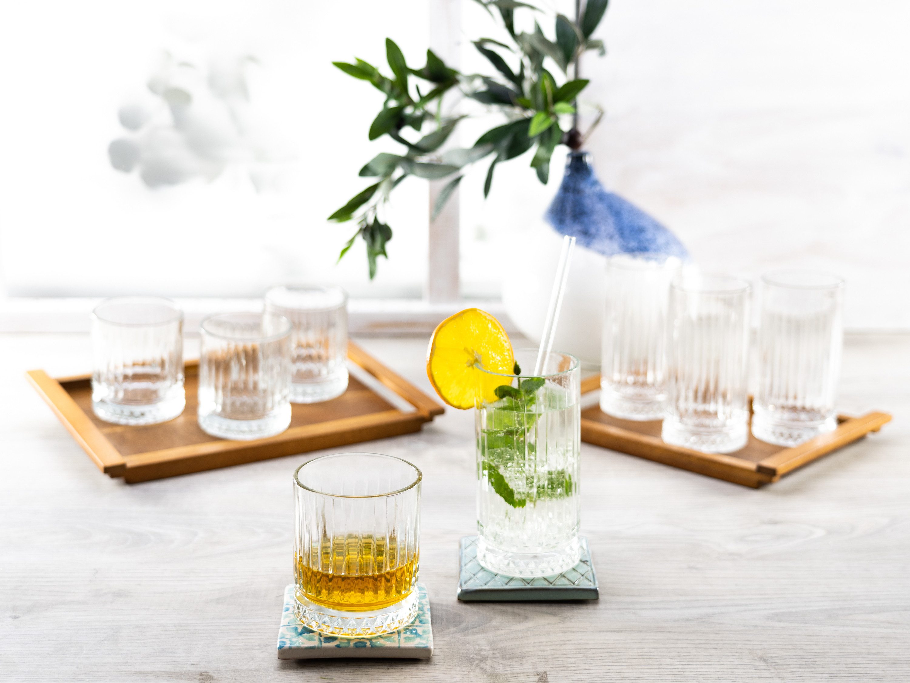CreaTable Gläser-Set Elysia transparent, 4-tlg., Glas