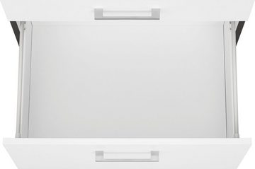HELD MÖBEL Küchenzeile Paris, Breite 330 cm, mit großer Kühl-Gefrierkombination
