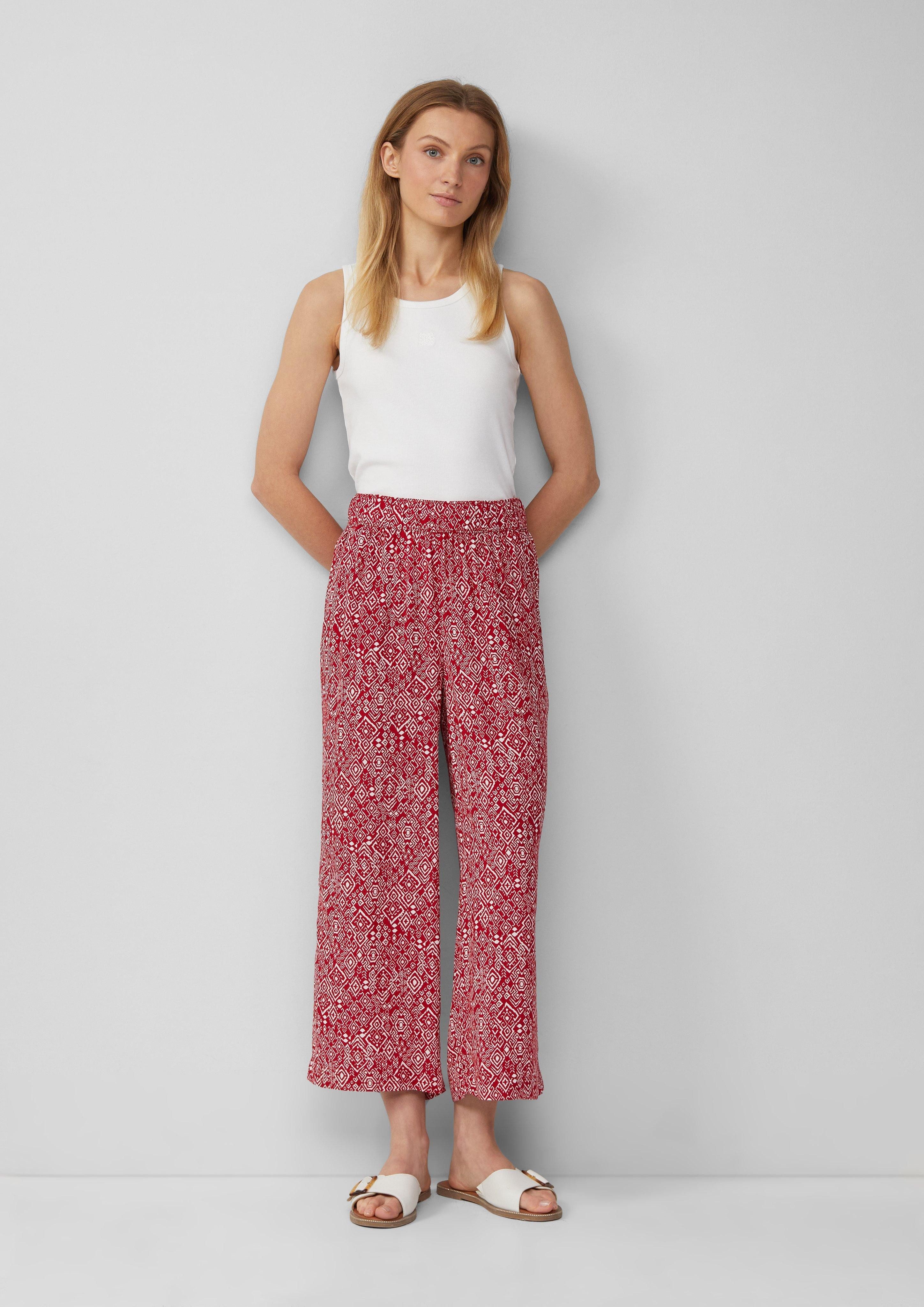 s.Oliver 3/4-Hose Culotte aus Viskose mit günstig online kaufen