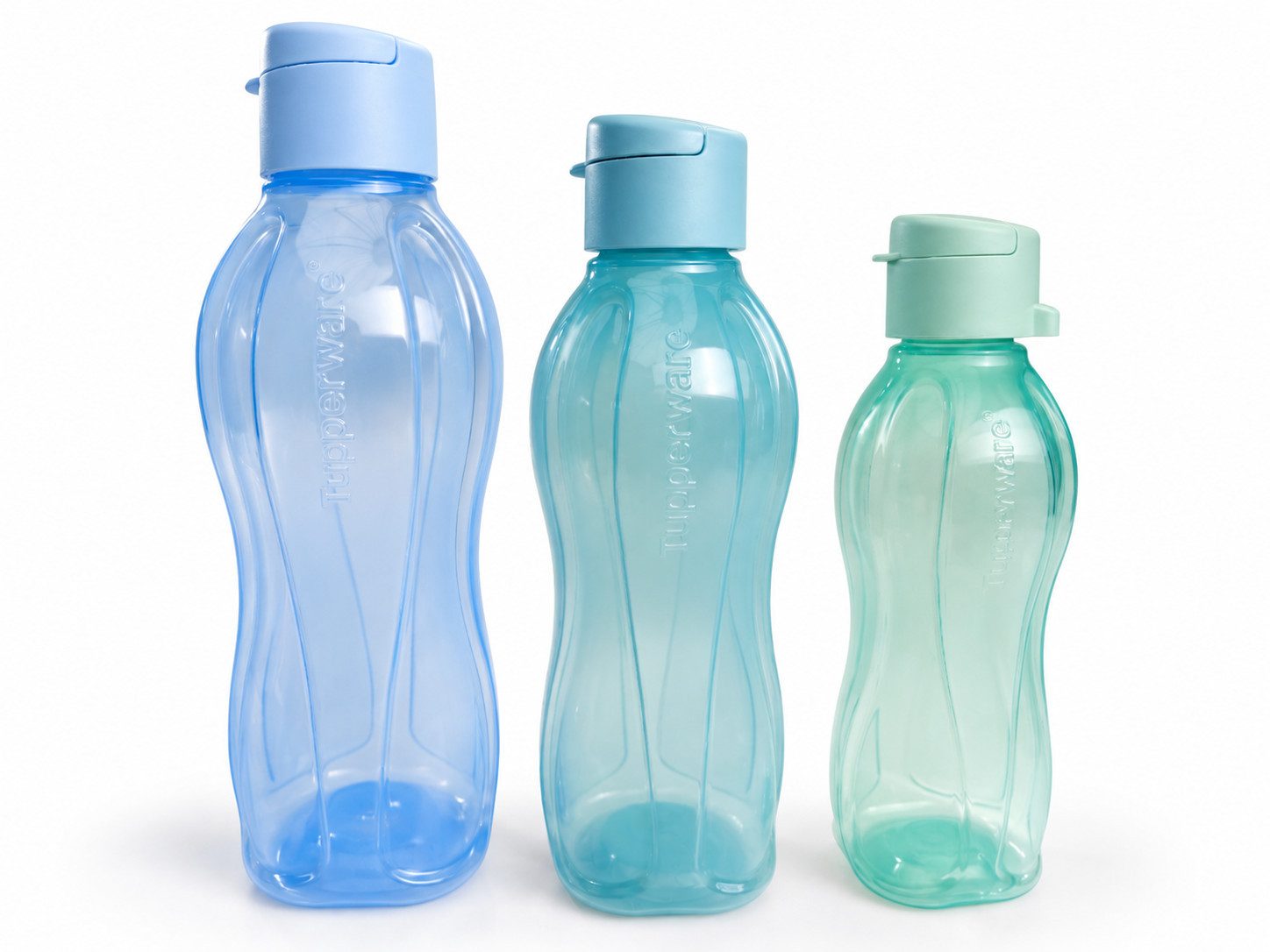 TUPPERWARE Trinkflasche Eco 1 L + 750 ml + 500 ml
