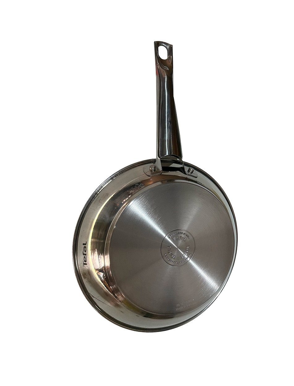 Tefal Grillpfanne Tefal B9220404 COOK EAT Pfanne 24 cm induktionsgeeignet, Edelstahl