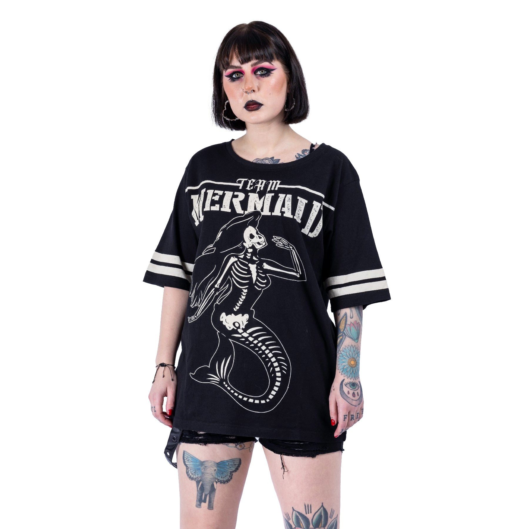 Heartless T-Shirt Team Mermaid Oversized