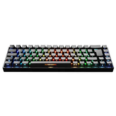 DELTACO Drahtlose Mechanische Gaming Tastatur Deutsches Layout Gaming-Tastatur (inkl. 5 Jahre Herstellergarantie)