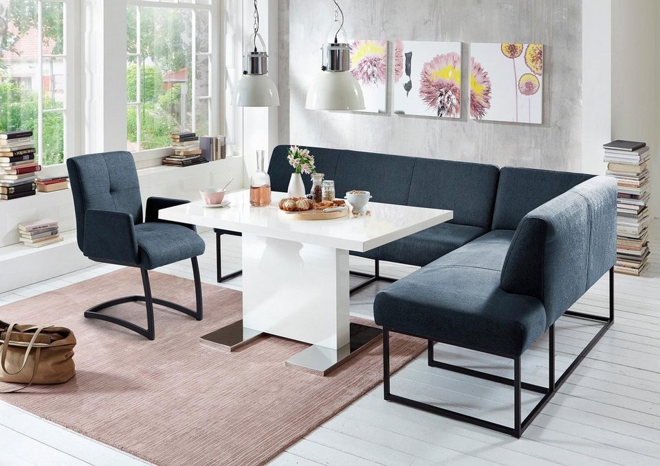exxpo - sofa fashion Eckbank Affogato, Frei im Raum stellbar,  FSC®-zertifiziertes Massivholz