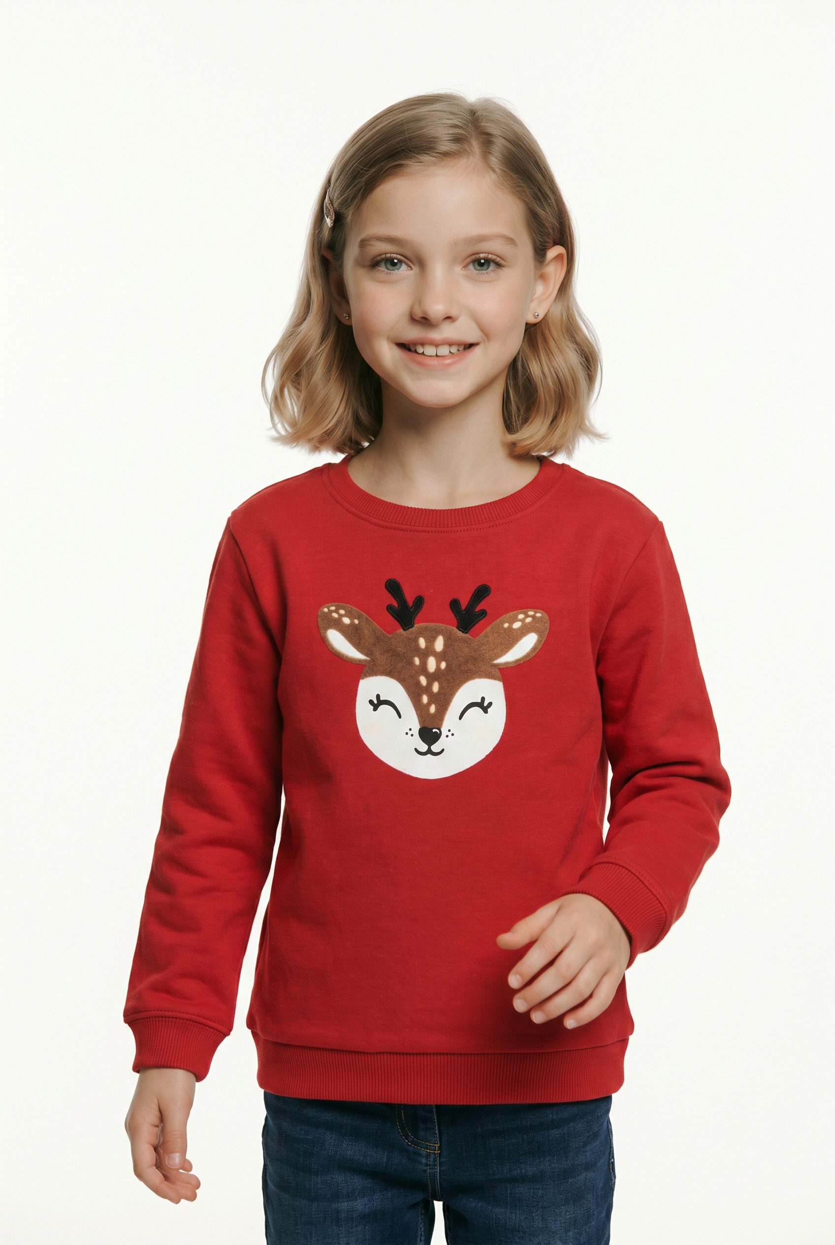 Blue Seven Sweatshirt mit weihnachtlichen Motiven