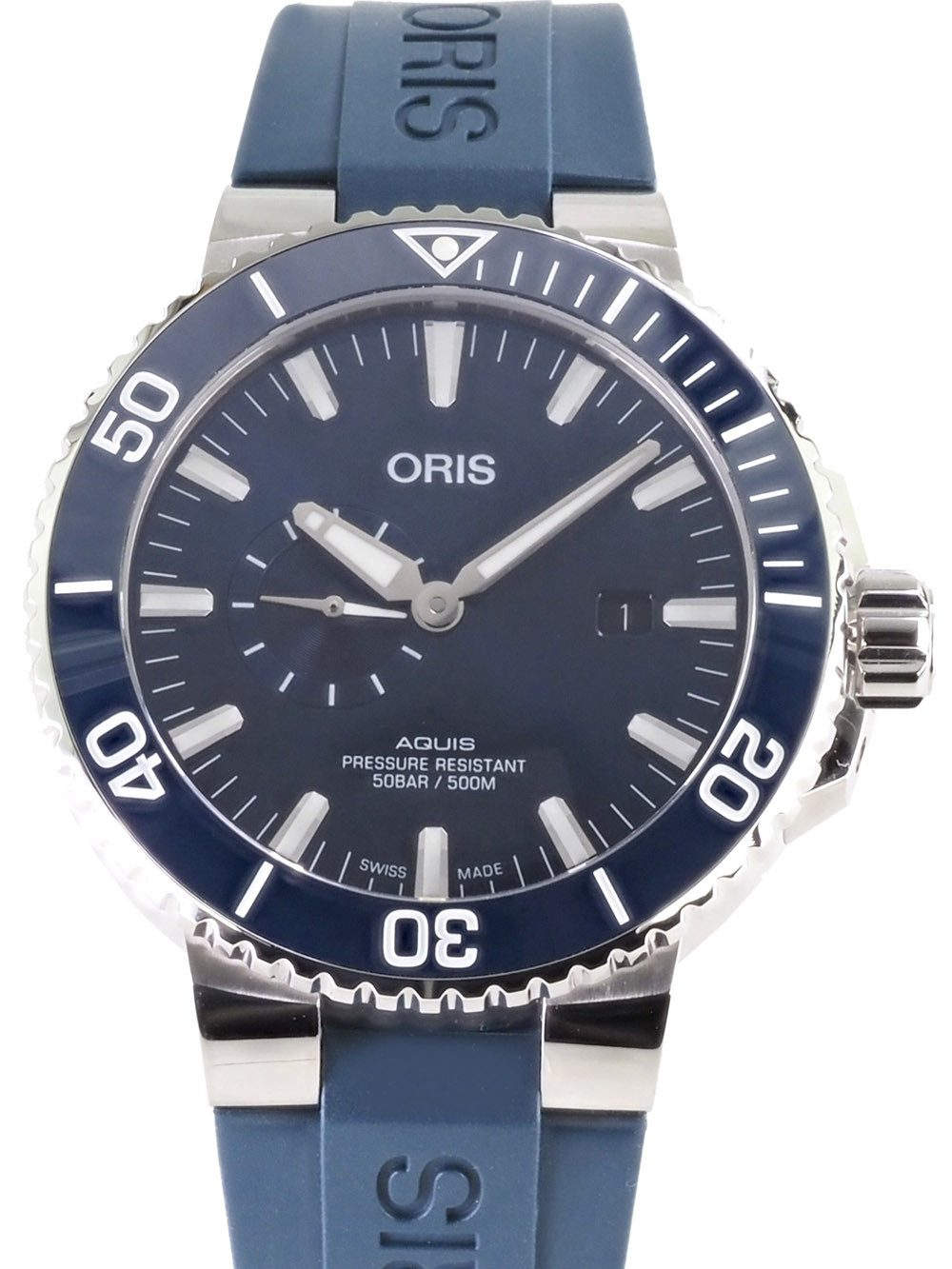 Oris Taucheruhr Automatik 01 743 7733 4155-07 4 24 69EB AQUIS SMALL SECOND 50 ATM AQUIS SMALL SECOND, 50 ATM Waterresistant