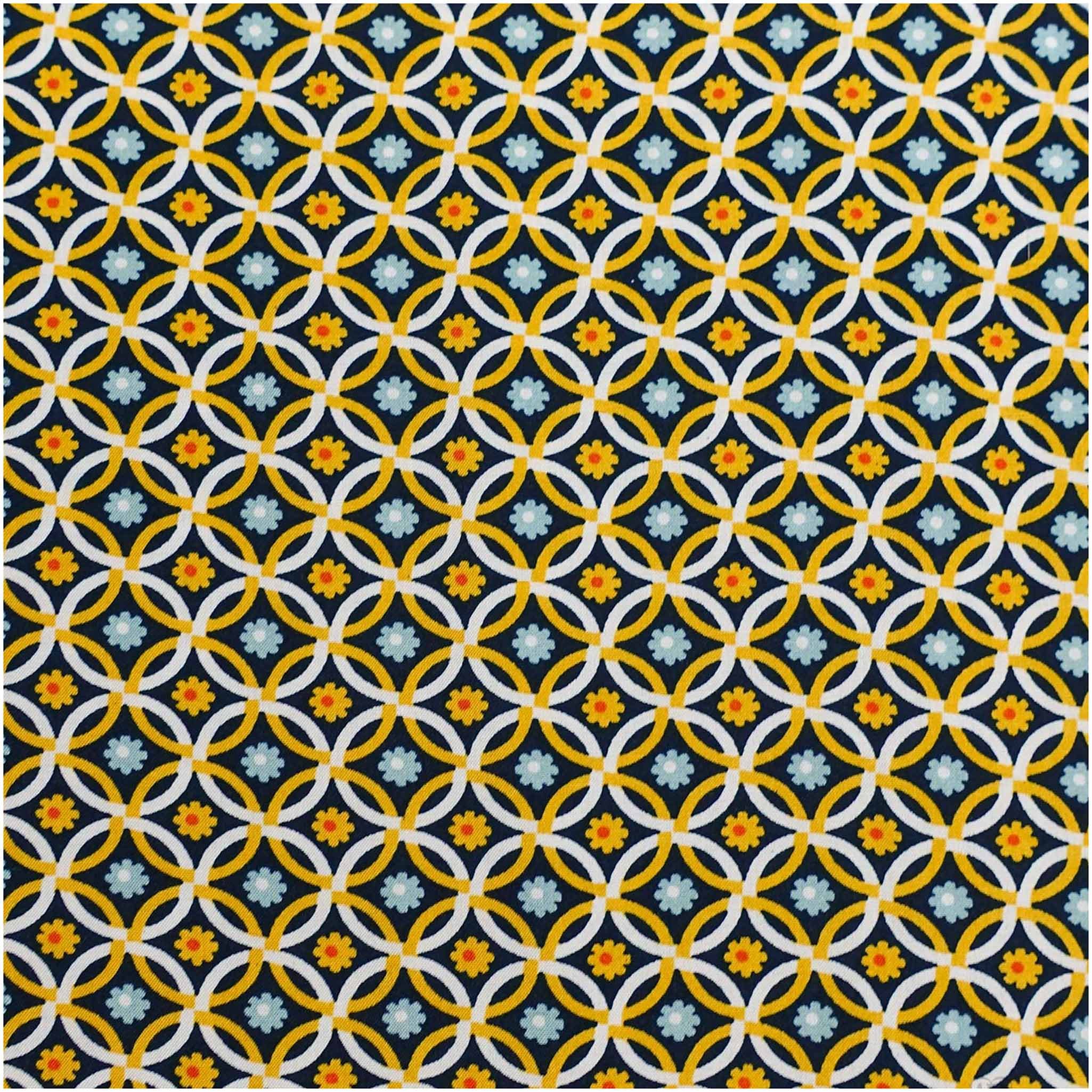 maDDma Stoff Viskose-Stoff abstrakte Muster ab 1m x 145 cm Frühling Sommer, Motiv 1