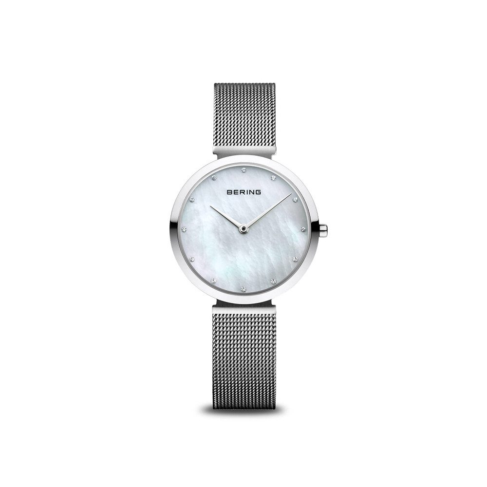 Bering Quarzuhr Bering Classic silber glänzend 18132-004 18132-004, Bering Classic silber glänzend 18132-004