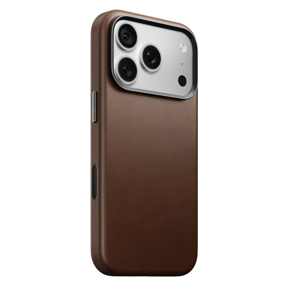 Nomad Smartphone-Hülle Traditional Camino Leather Case, für iPhone 18 Pro, Braun