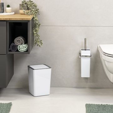 bremermann WC-Reinigungsbürste WC-Garnitur SAVONA inkl. Wandhalterung, Toilettenbürstenhalter, eckig