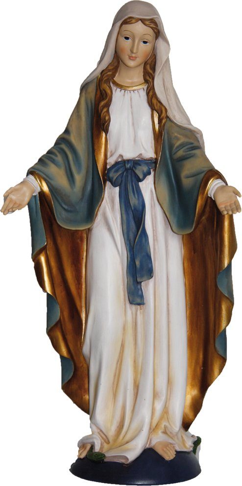 dekoprojekt Dekofigur Heiligenfigur Madonna Immaculata BL/W 21,2 cm