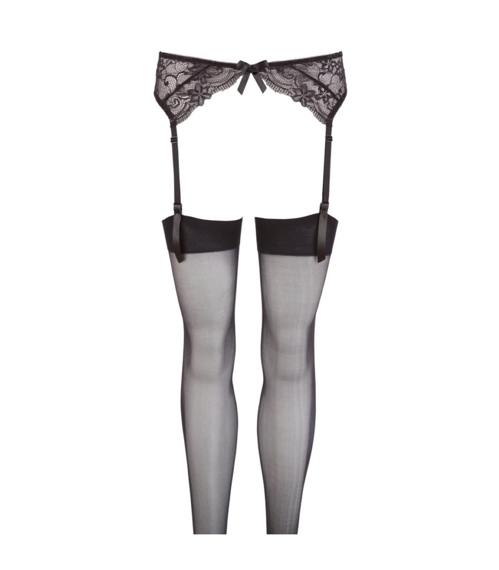 NO:XQSE Колготки NO:XQSE- Strapsgurt und Гольфы schwarz - (M-L,S-