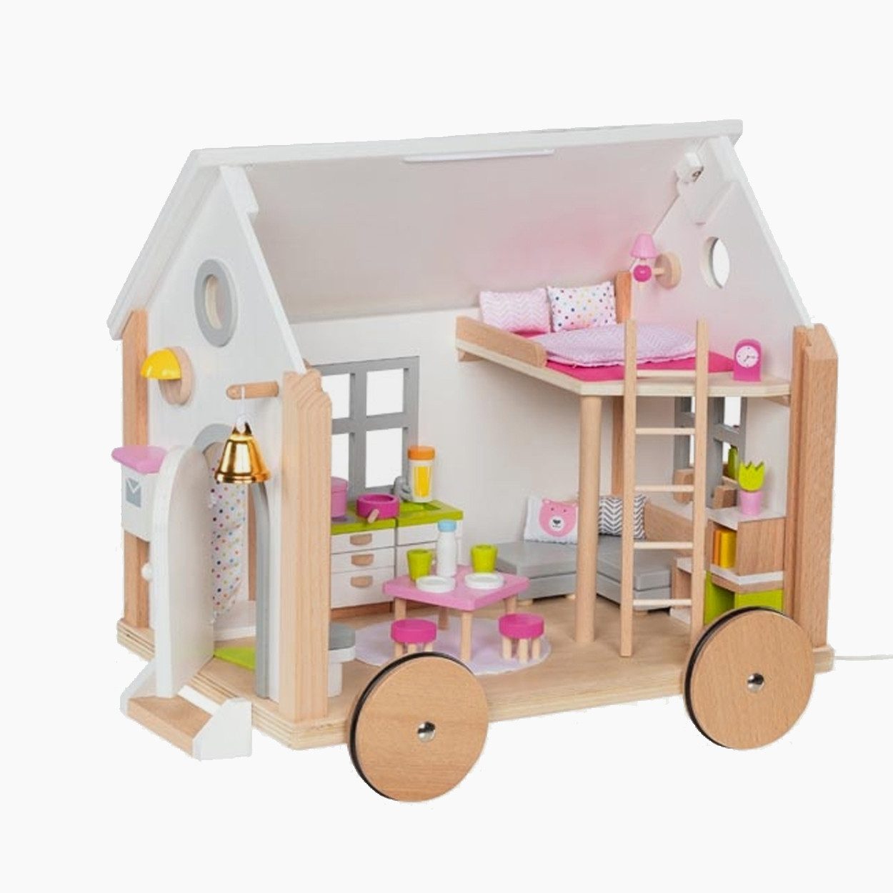 goki Puppenhaus Tiny House Hygge, (packung, 40-tlg., spar set), mit passend günstig online kaufen