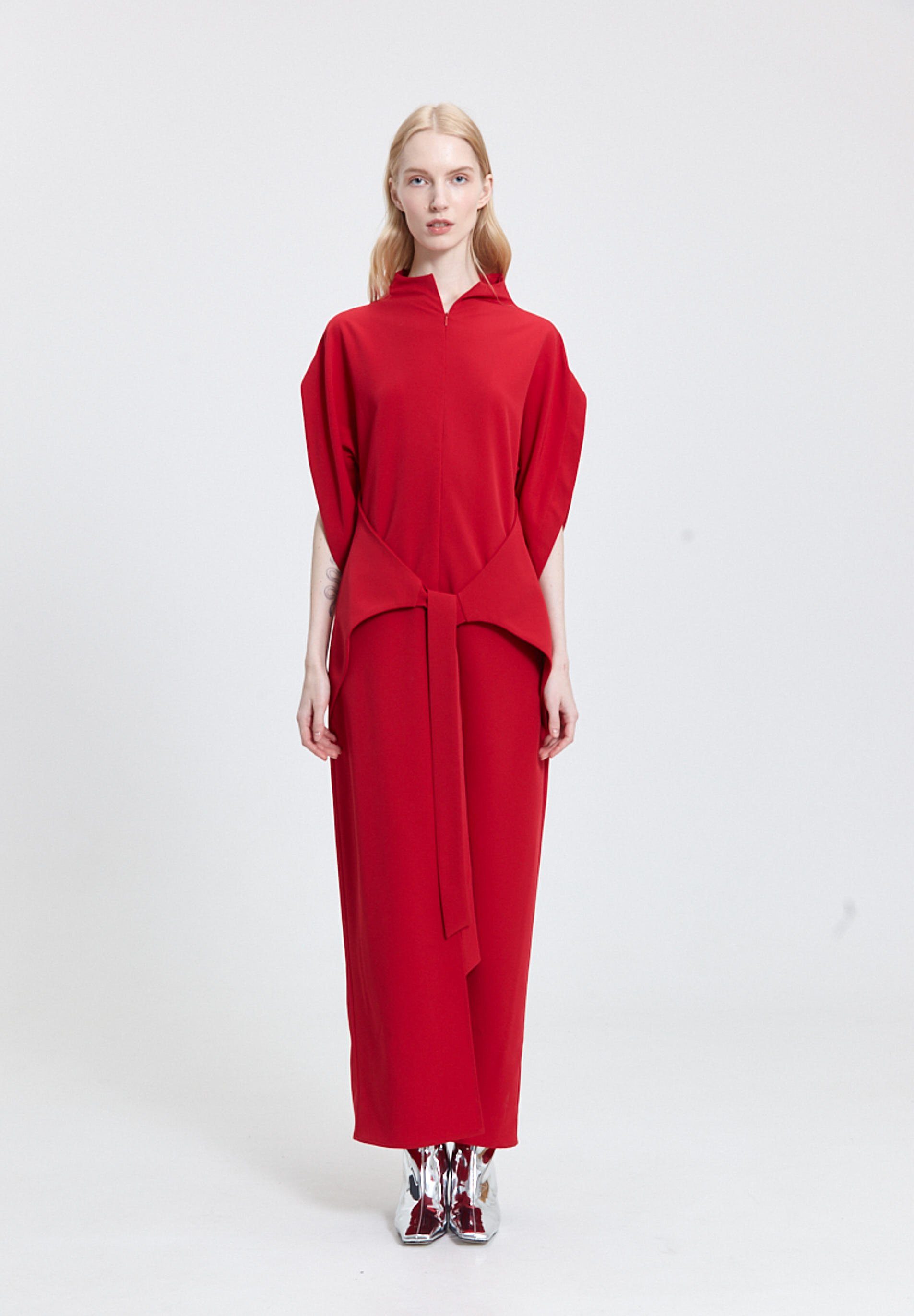 NARROW Lea RED Cocktailkleid dress Monosuit