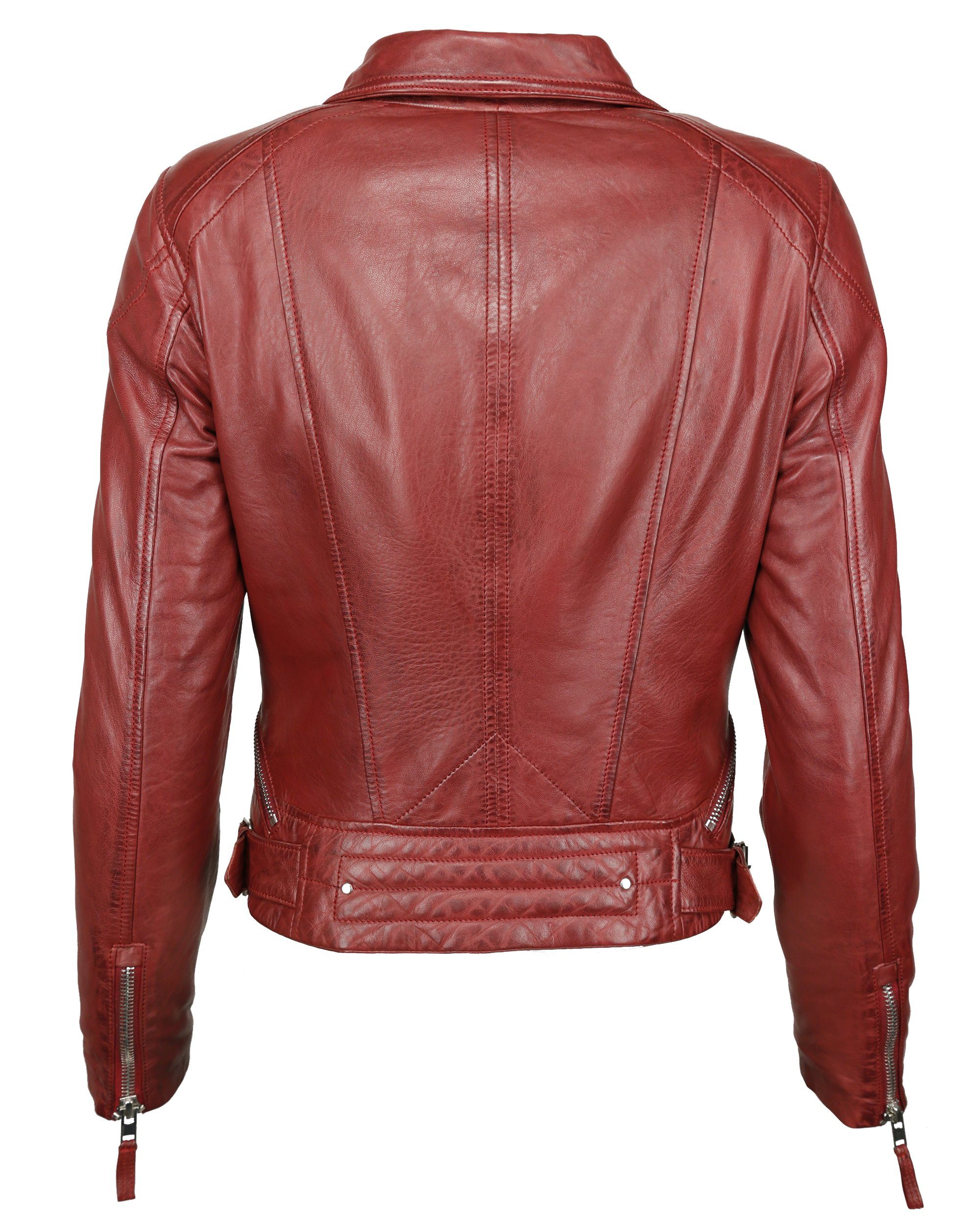 MUSTANG Lederjacke 31019271 bordeaux