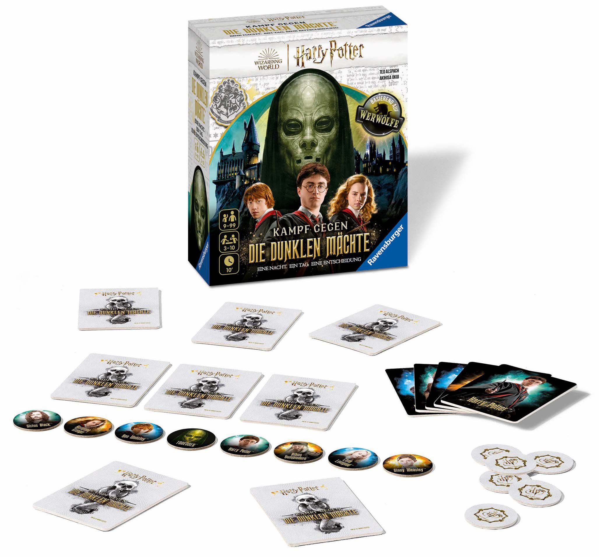 Ravensburger Spiel Harry Potter, Kampf gegen die dunklen Mächte, Gemeinschaftsspiel, Made in Europe