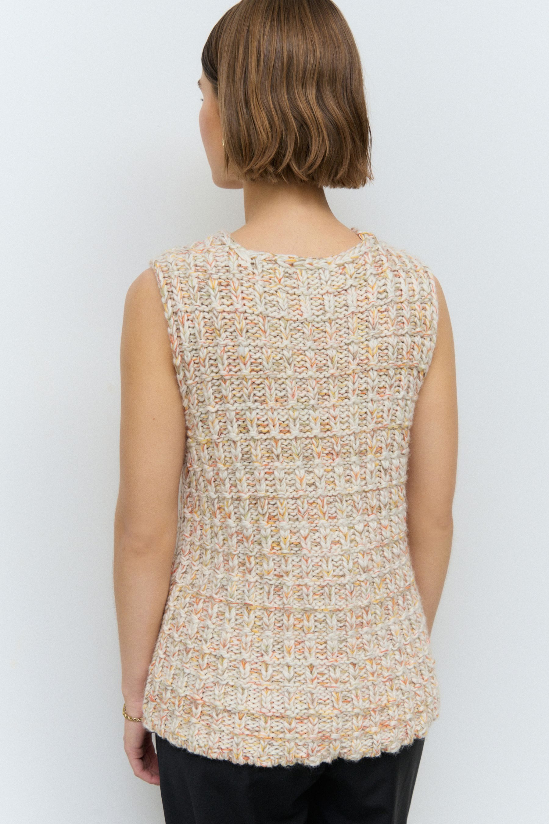 Next Anzugweste Gestrickte Weste mit Knöpfen und Wolle (1-tlg) günstig online kaufen