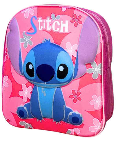Lilo & Stitch Kindergartentasche, 3D Kinderrucksack 30 cm