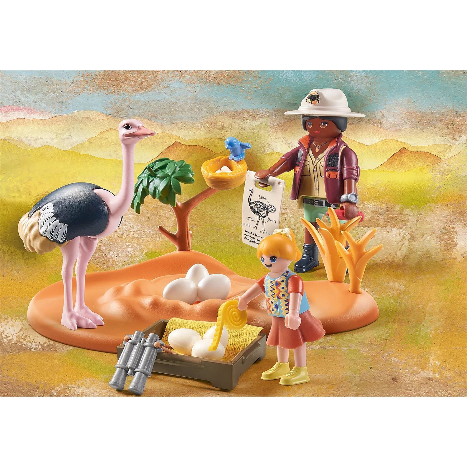Playmobil® 71296 Wiltopia - Zu Gast bei Papa Strauß Konstruktions-Spielset – Bild 2 von 4